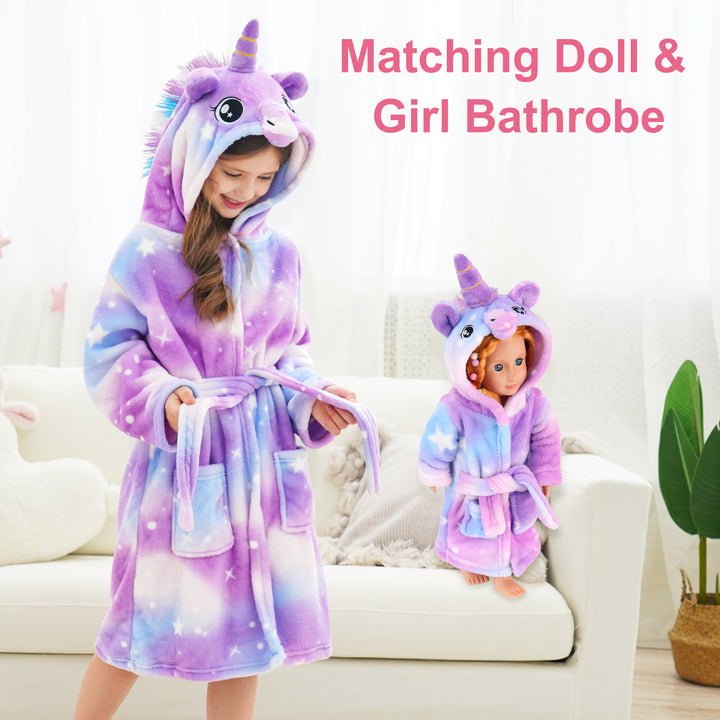 With Matching Robe For Doll
