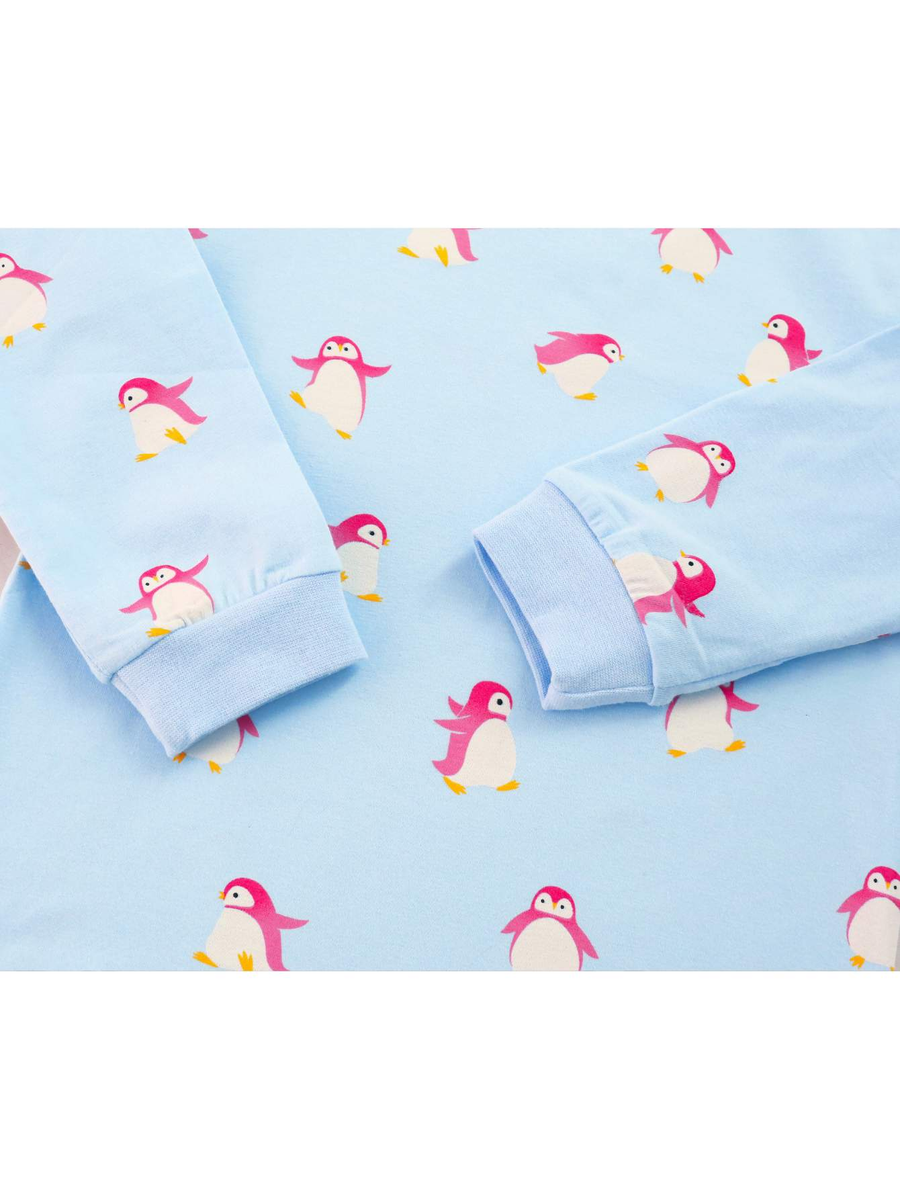 Girls' 6-Piece Snug-Fit Cotton Pajama Set Sleepwear Penguin/Panda