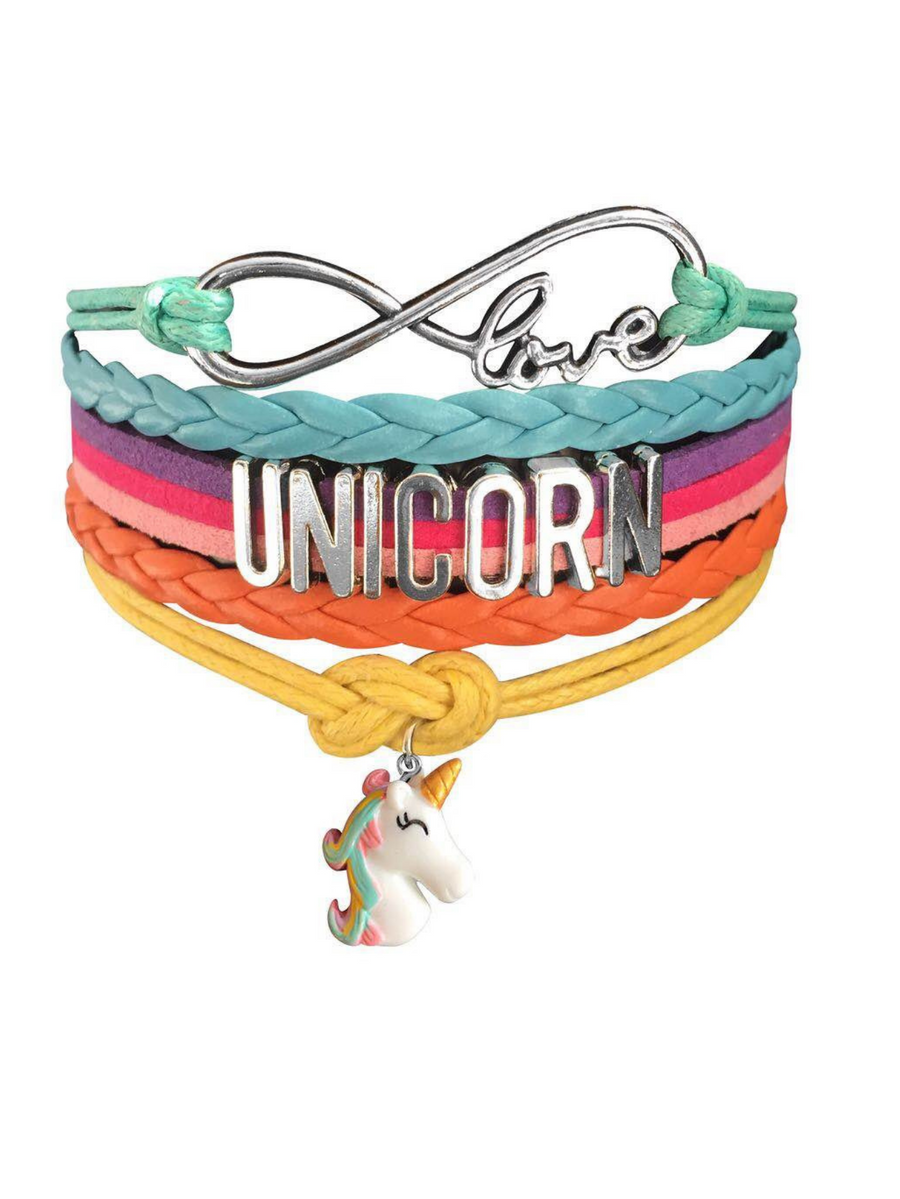 Unicorn Gift Set in Mystery Box for Girls - Pink Glitter Unicorn Bag, DIY  Charm Bracelet Making Kit, Temporary Bright Hair Chalk, Glamorous Headband,  Gift for Teen and Preteen Girls(Pink Unicorn Bag)