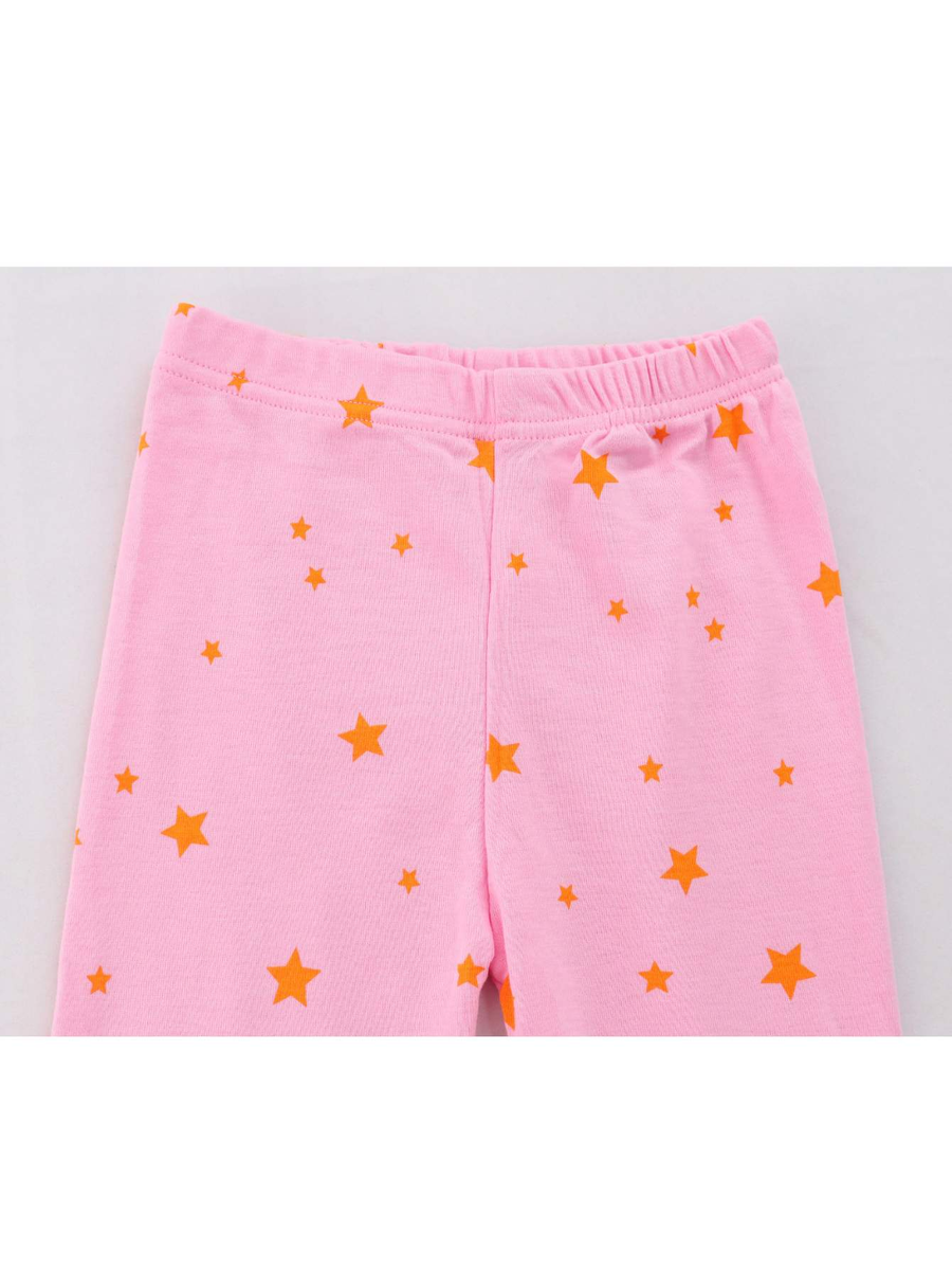 Girls' Snug Fit Cotton Pink Unicorn Pajama Set Sleepwear