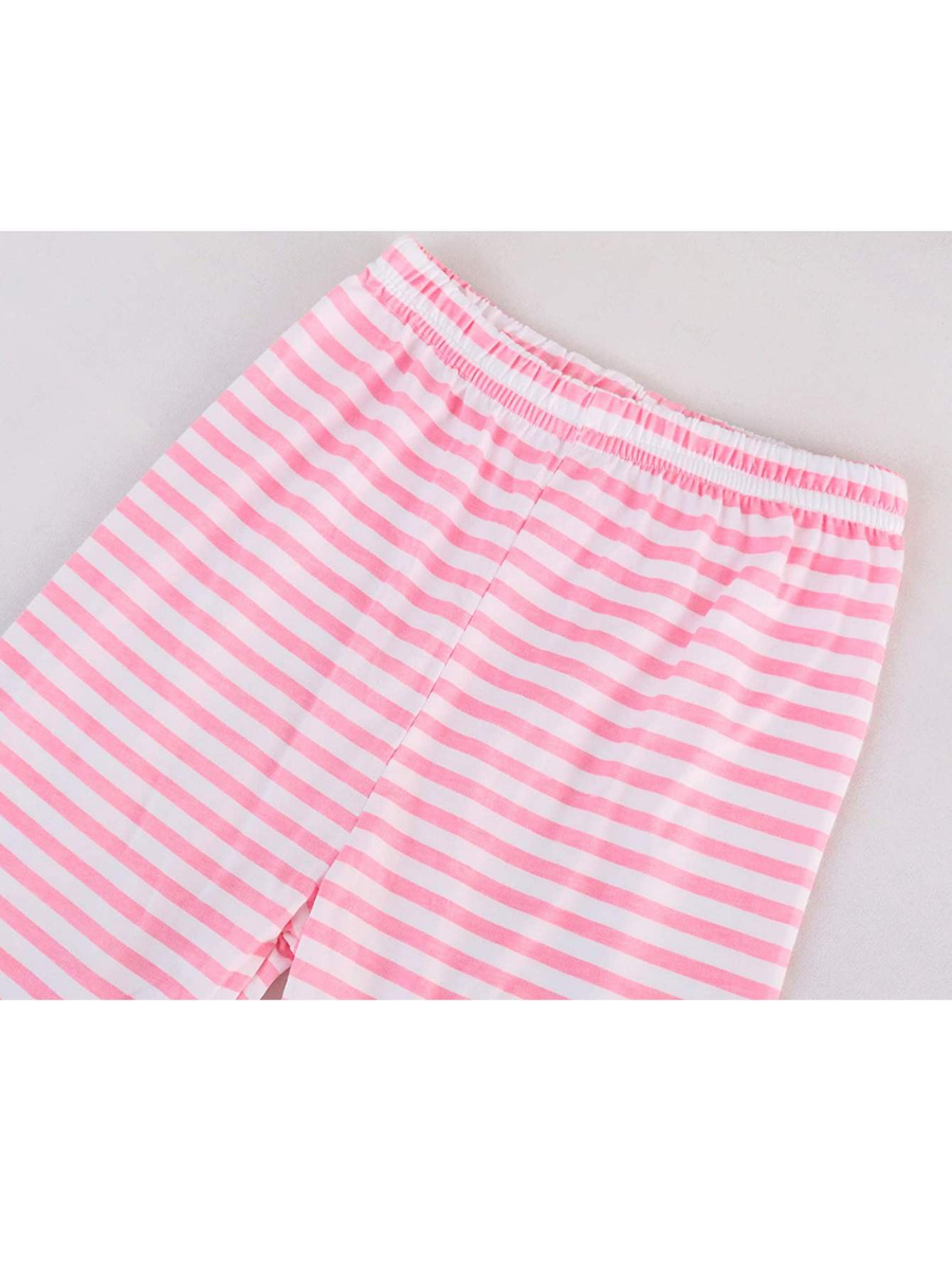 Girls' 6-Piece Snug-Fit Cotton Pajama Set Sleepwear Simple/Nice